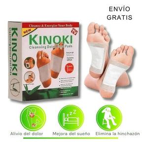 Kit de Parches Detox - Elimina el Dolor, la Hinchazón y Desintoxica - 100% Natural [ Envío Gratis + Regalos]