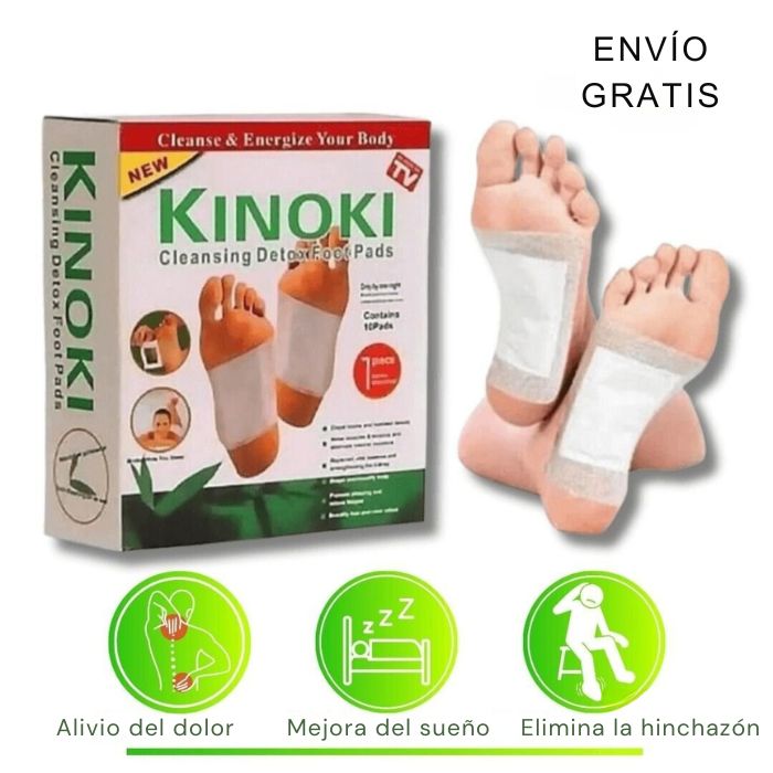 Kit de Parches Detox - Elimina el Dolor, la Hinchazón y Desintoxica - 100% Natural [ Envío Gratis + Regalos]